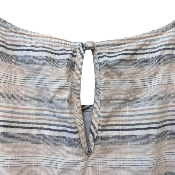 Altar'd State Babydoll Dress Women's Size Small Striped Cream and White - Picture 6 of 11